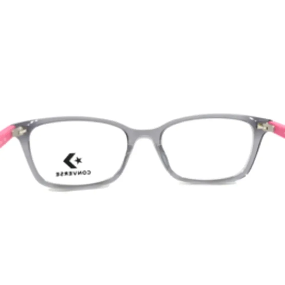 💎✨NEW WITH TAG✨💎Converse Kids Eyeglasses Frames Transparent Gray Pink - Picture 3 of 13